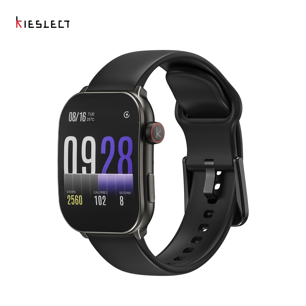Kieslect Smart Calling Watch Balancs Pro Black with AMOLED Display +Aod - ساعة ذكية مع ميزة المكالمات من كيسليكت