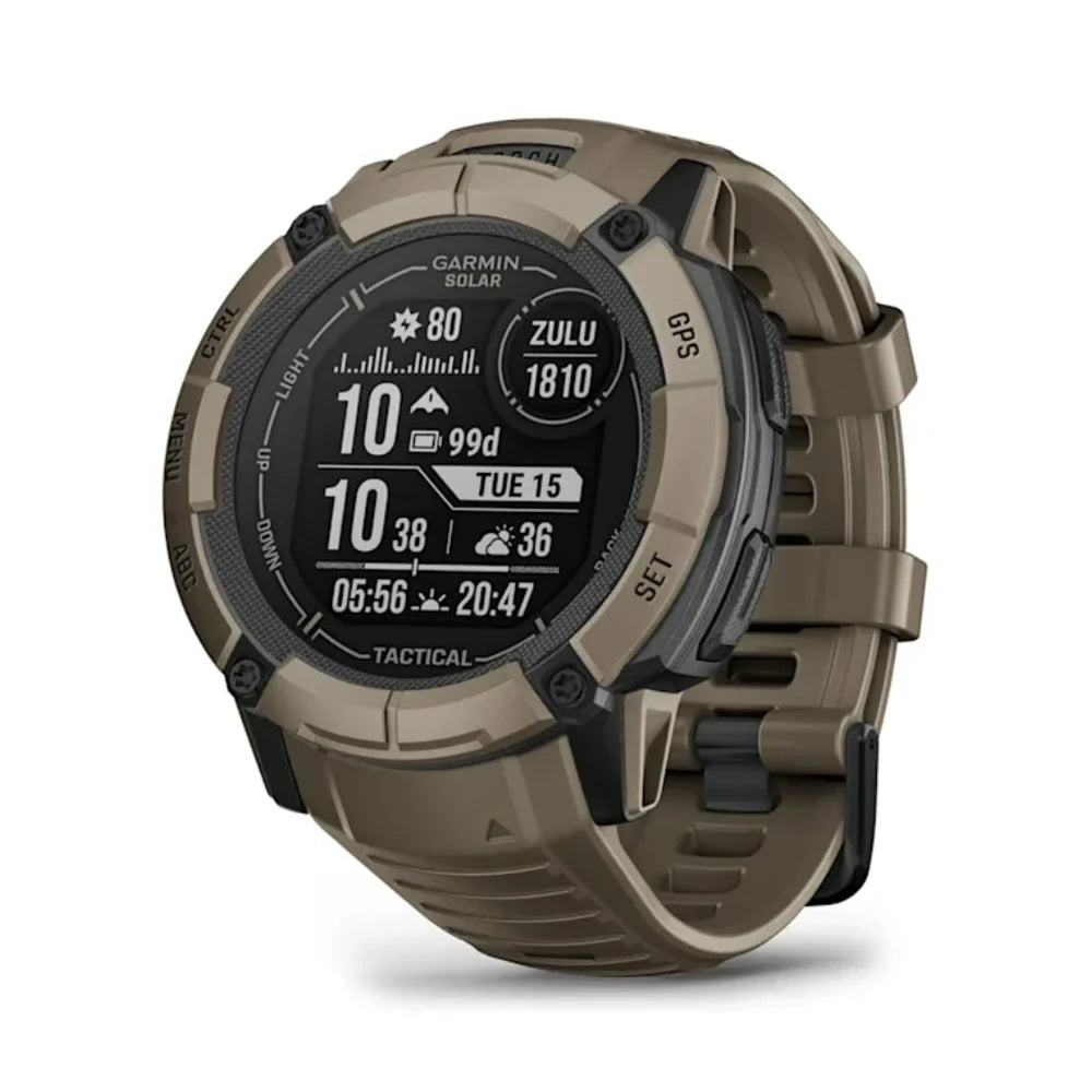 GARMIN INSTINCT 2X SOLAR COYOTE TAN - ساعة ذكية من كارمن