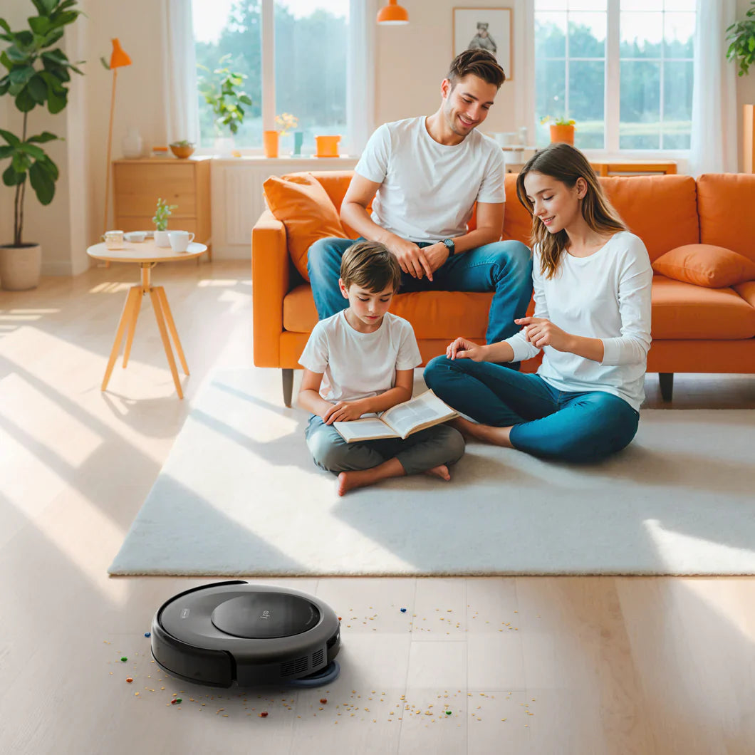 Anker Eufy Omni C20 Robot Vacuum Black - روبوت التنظيف كنس ومسح 7000 باسكال من انكر اسود