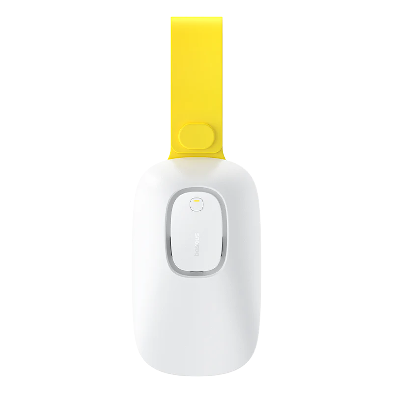 Baseus Heyo Door Stop Alarm Moon White (Includes AAA Battery x 1)- سدادة باب بانذار عالي الصوت من باسيوس