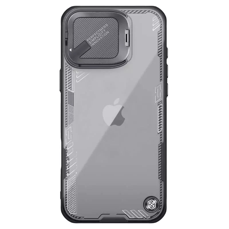 Nillkin Iceblade Prop Case for Apple iPhone 16 Pro Max Black - كفر للايفون 16 برو ماكس من نيلكين اسود