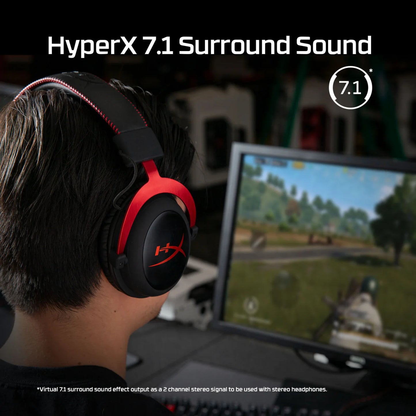HYPERX CLOUD II - سماعات هيدسيت للالعاب بصوت محيطي 7.1 من هايبر اكس
