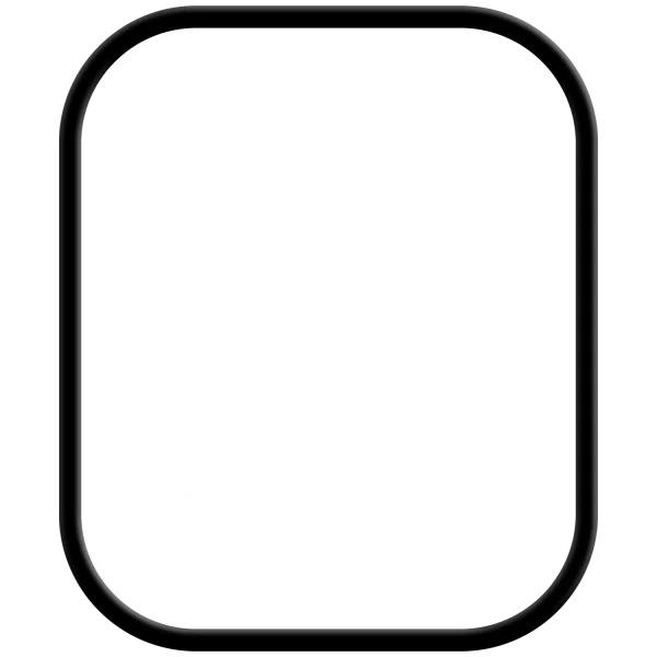 Proove Protective glass for watch Achilles Apple Watch Series 7/8/9 black mm 45 - لاصق شاشة ساعة ابل سيريس 7/8/9 مقاس 45 ملم من بروف اسود