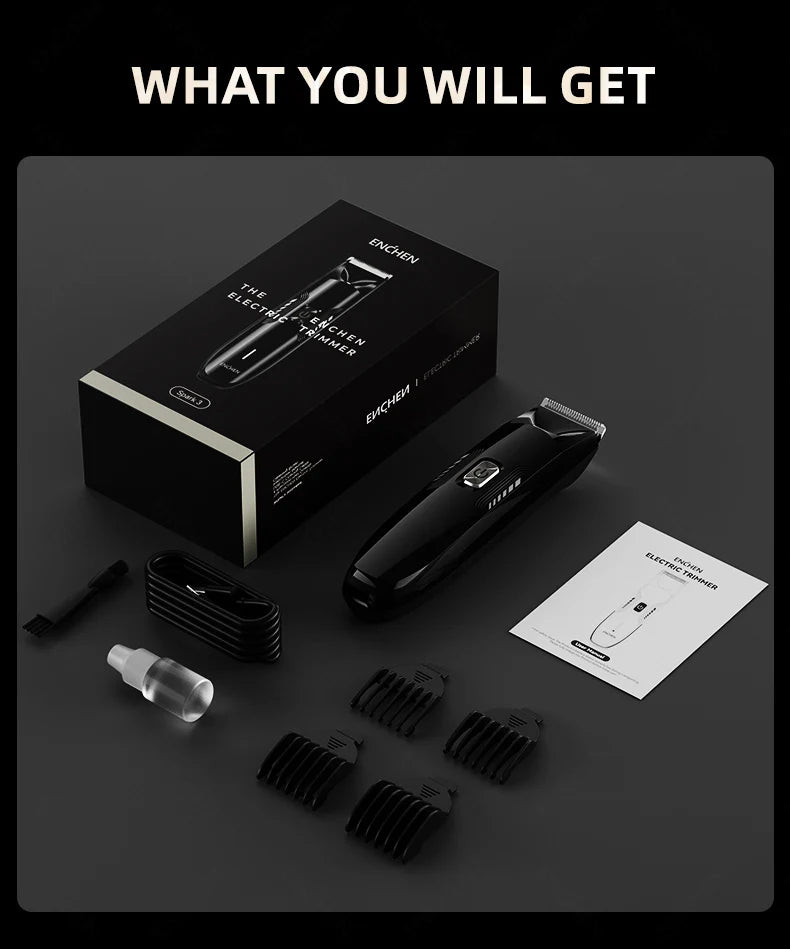 ENCHEN SPARK 3 GROIN HAIR TRIMMER - ماكنة حلاقة الجسم والمناطق الحساسة سبارك 3 من انشين