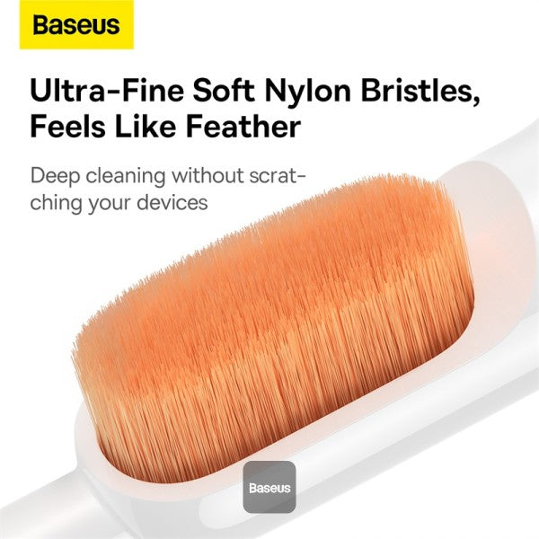 Baseus Cleaning Brush White - فرشاة تنظيف السماعات وحافظاتها من باسيوس ابيض