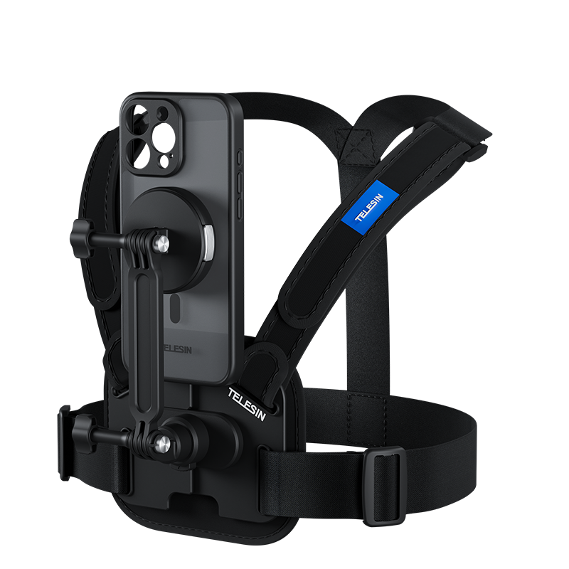 TELESIN MOBILE SPORTS CHEST STRAP 16 PRO MAX
ستاند تصوير للصدر متوافق مع الايفون 16 برو ماكس من تيلسن