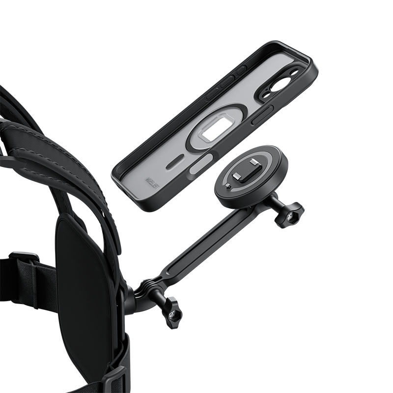 TELESIN MOBILE SPORTS CHEST STRAP 16 PRO MAX
ستاند تصوير للصدر متوافق مع الايفون 16 برو ماكس من تيلسن