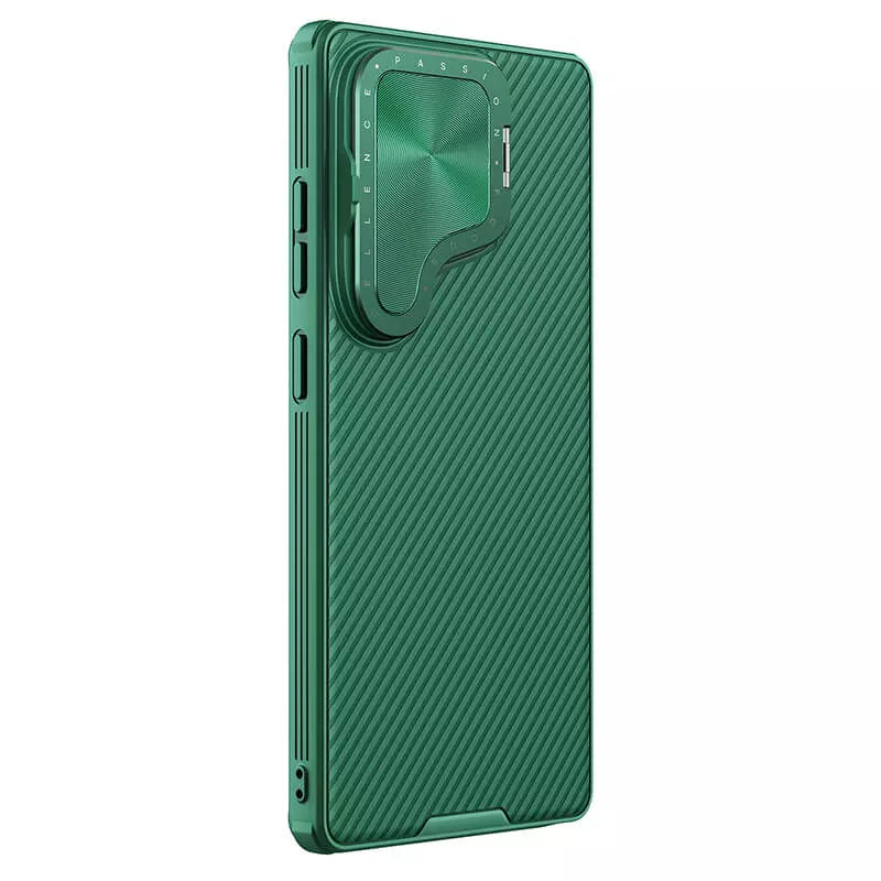 Nillkin CamShield Prop Case for Samsung Galaxy S25 Ultra Dark Green - كفر للسامسونج اس 25 الترا من نيلكين اخضر