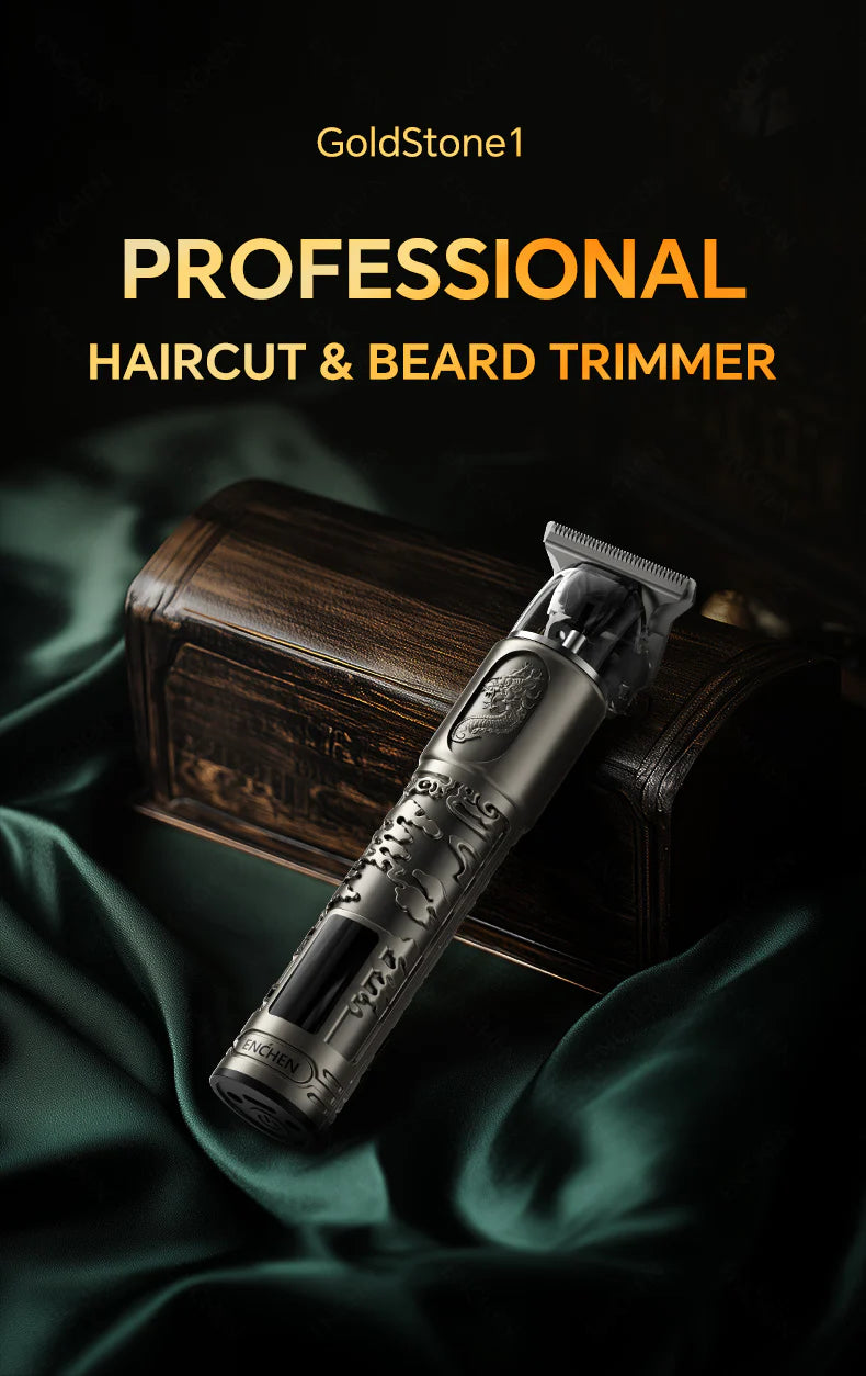 ENCHEN GOLDSTONE 1 HAIR TRIMMER - ماكنة حلاقة متعددة الاستخدامات مع شاشة رقمية من انشين