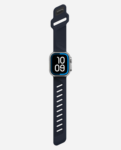 AULUMU A02 Offbeat Sport Band for Apple Watch 42-49MM Dark Blue - سير ساعات ابل رياضي مقاس 42-49 مم من اولومو ازرق داكن