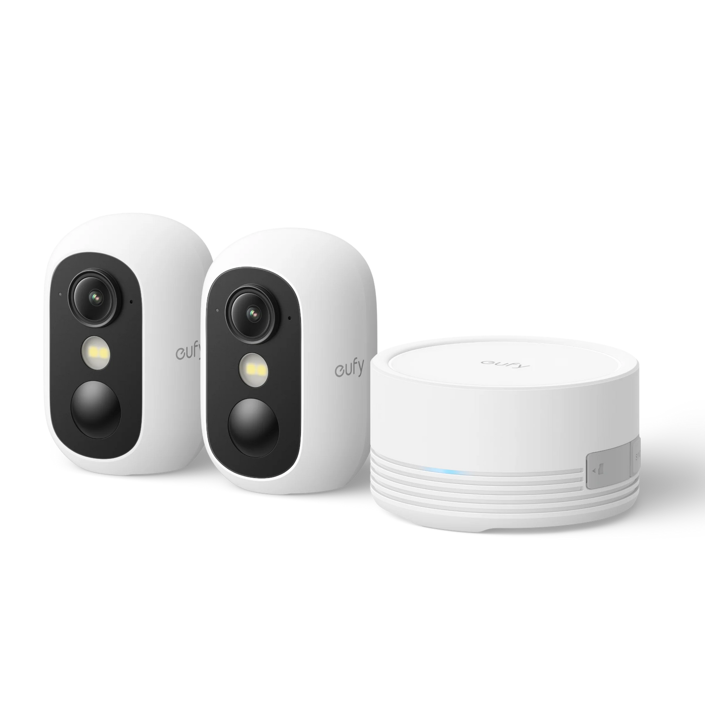 eufy Cam C35 2+1 kit White - كاميرا مراقبة منزلية داخلية وخارجية ذكية لاسلكية طقم 2 في 1 من انكر