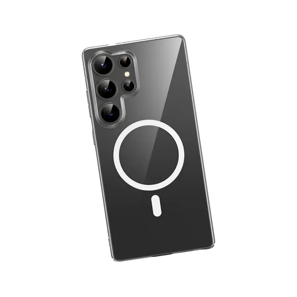 Green Lion Magsafe Delego Case S25 Ultra - كفر شفاف ماك سيف للسامسونج اس 25 الترا من كرين