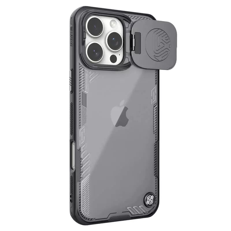 Nillkin Iceblade Prop Case for Apple iPhone 16 Pro Max Black - كفر للايفون 16 برو ماكس من نيلكين اسود