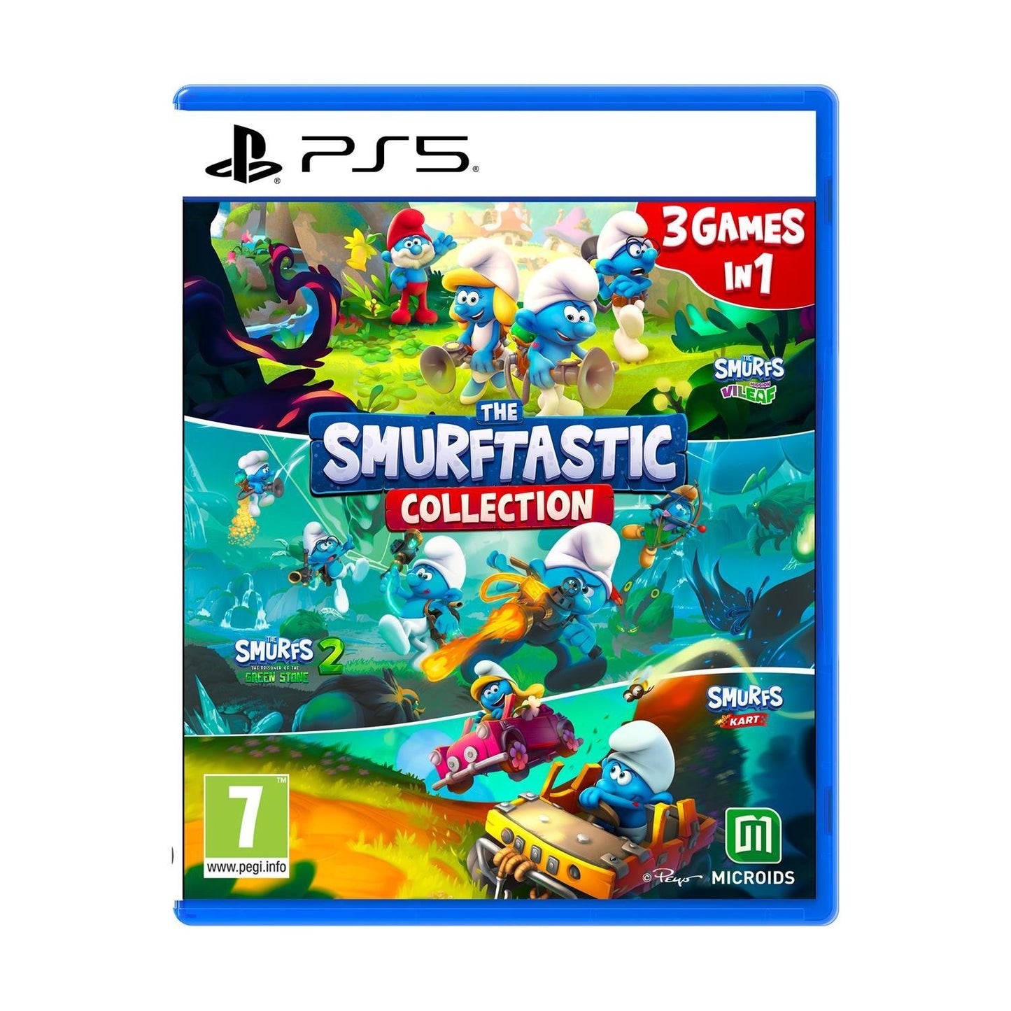 PS5 GAMES SMURFTASTIC COLLECTION - مجموعة السنافر الرائعة قرص بلايستيشن 5