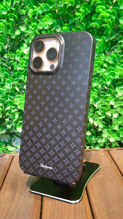 SHEFANGE CASE FOR IPHONE 16 PRO MAX BLUE- كفر شيفانج للايفون 16 برو ماكس