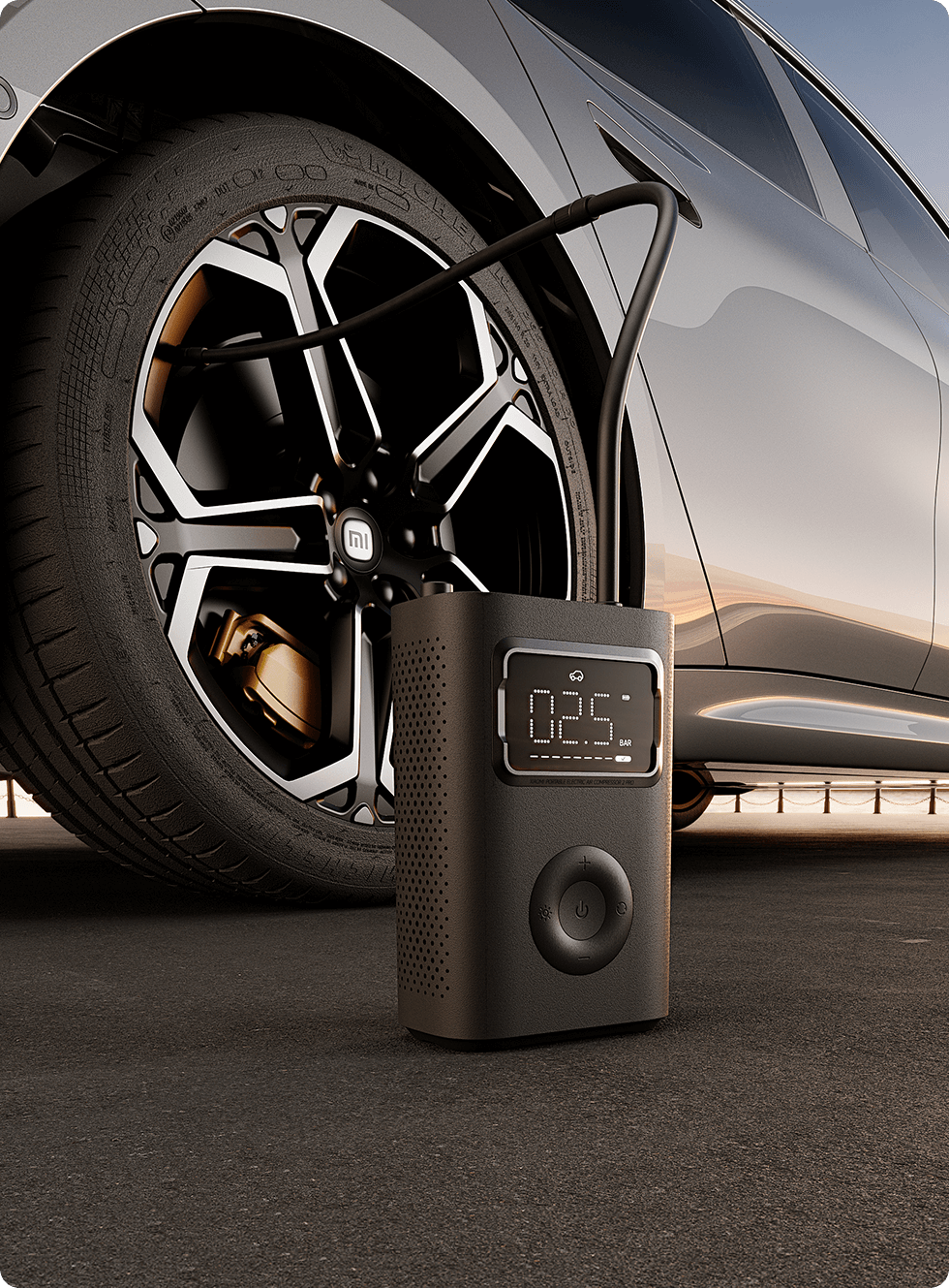 Xiaomi Portable Electric Air Compressor 2 Pro - منفاخ اطارات كهربائي محمول من شاومي