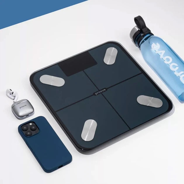 PROOVE SMART SCALE BALANCE LITE BLUE - ميزان ذكي بسعة تحمل 180 كجم من برووف ازرق