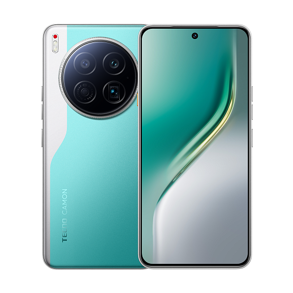 Tecno Camon 40 Premier 5G 12-256GB Emerald Lake Green - تكنو كامون 40 بريميير 5 جي 256/12 جيجابايت اخضر