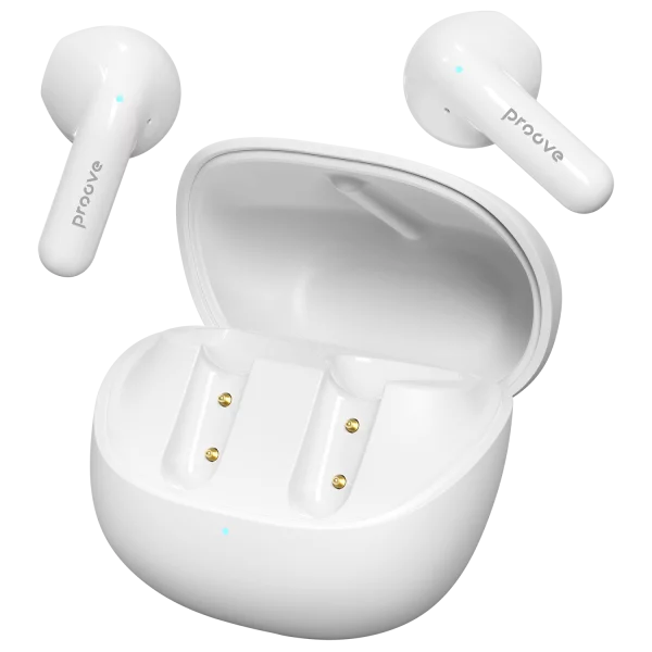 Proove Wireless Earphones Logic TWS APP white - سماعات بلوتوث من بروف ابيض