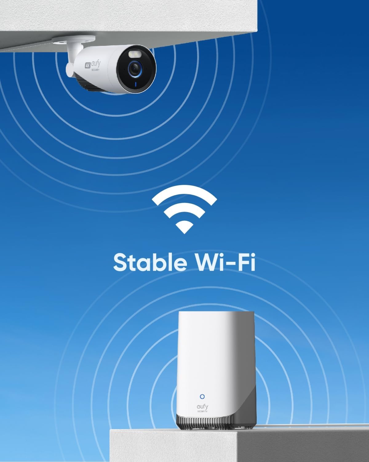 ANKER EUFYCAM E330 (PROFESSIONAL) 4-CAM KIT, 4K OUTDOOR SECURITY CAMERA -كاميرا مراقبة خارجية سلكية احترافية 4 في 1 من انكر