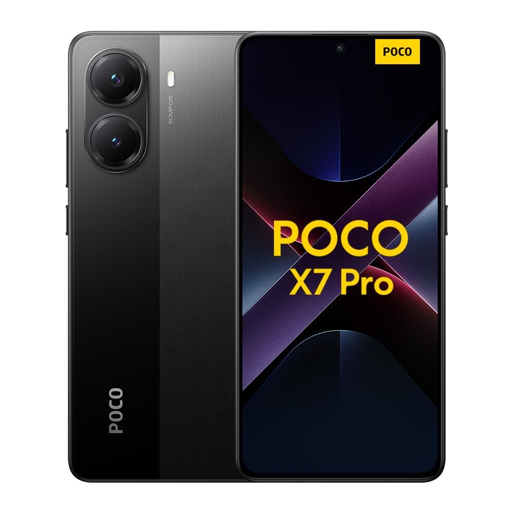 POCO X7 Pro 12+512GB BLACK - بوكو اكس 7 برو 512/12 جيجابايت اسود