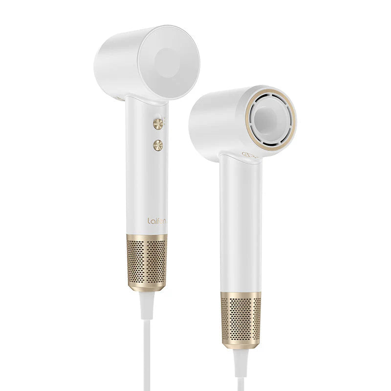 LAIFEN HAIR DRYER SWIFT PREMIUM GOLDEN WHITE - شسوار الشعر 1500 واط سويفت بريميوم الذهبي ابيض من لايفن