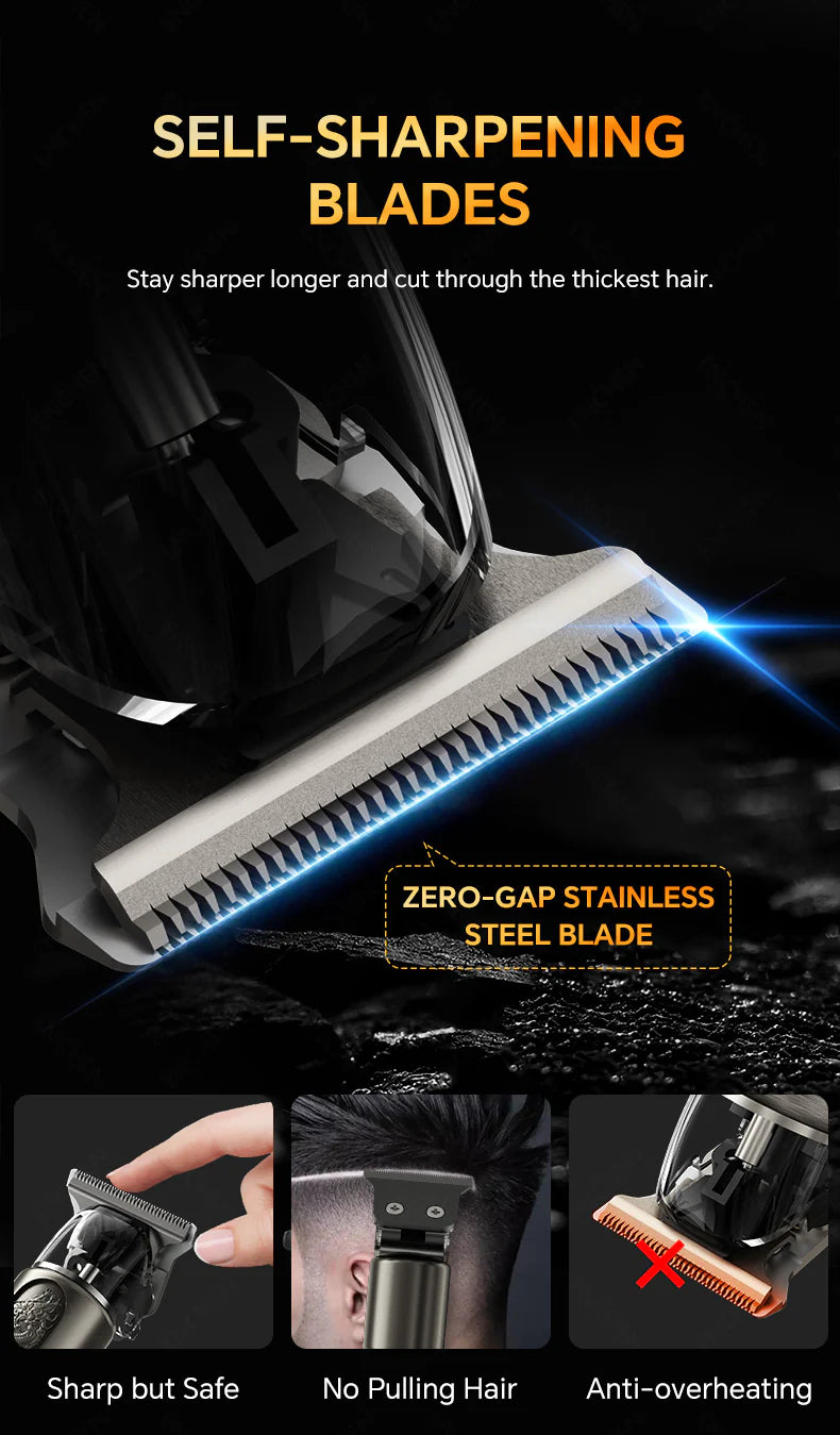 ENCHEN GOLDSTONE 1 HAIR TRIMMER - ماكنة حلاقة متعددة الاستخدامات مع شاشة رقمية من انشين