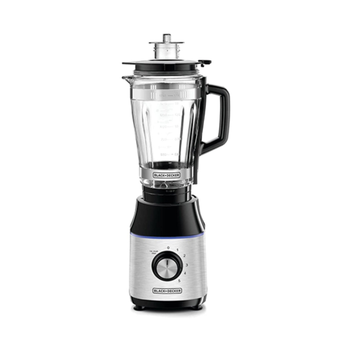 Black&Decker BX650G-B5 High Speed Premium Blender with Glass Jar black/gray -خلاط عالي السرعة 700 واط من بلاك اند ديكر