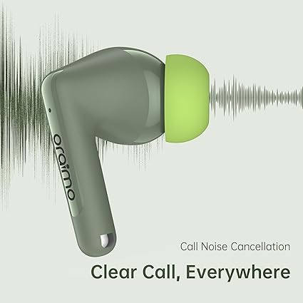 Oraimo SpaceBuds Neo Wireless Earbuds Green - سماعات بلوتوث من اورايمو اخضر