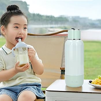 MODONG WIRELESS PORTABLE BABY MILK THERMOS MIXER - جهاز تحضير وتسخين حليب الاطفال الذكي المحمول بسعة 500 مل