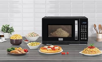 Black&Decker 25L Digital Microwave Oven 900W MZ2500P-B5 - مايكروويف رقمي بقوة 900 واط وبسعة 25 لتر من بلاك اند ديكر