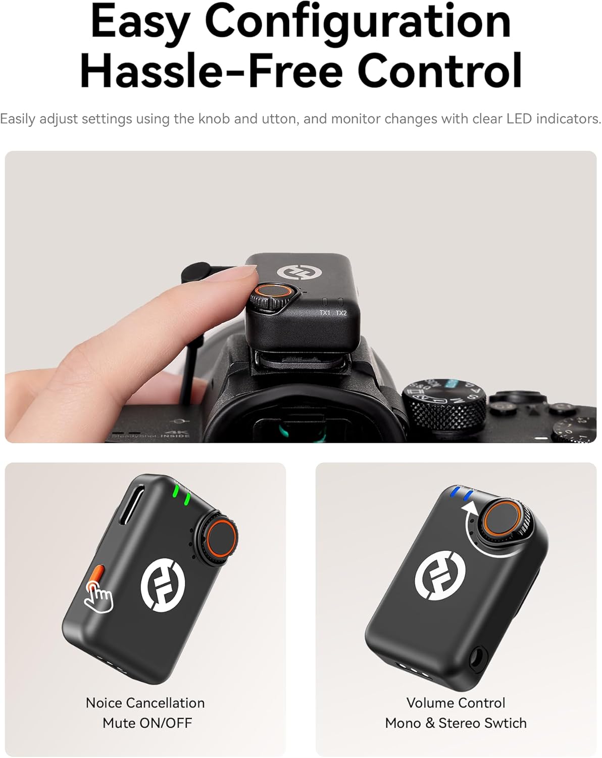 HOLLYLAND LARK M2S WIRELESS LAVALIER MICROPHONE ULTIMATE - نك مايك لاسلكي من هولي لاند