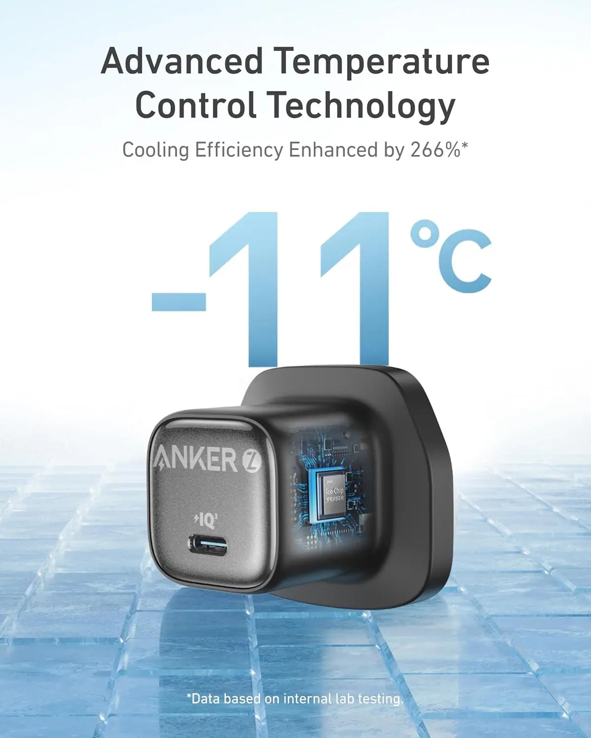 Anker Zolo Wall Charger 30W 1C Black - شاحن تايب سي 30 واط من انكر اسود