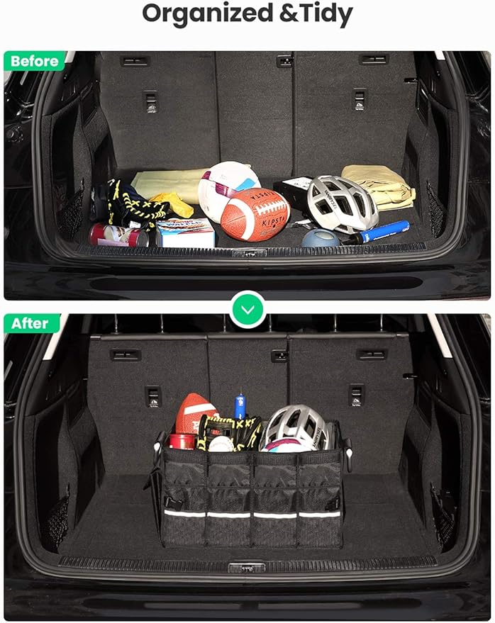 UGREEN Car Bag Trunk Organizer 55L - صندوق تخزين قابل للطي بسعة 55 لتر من يوكرين
