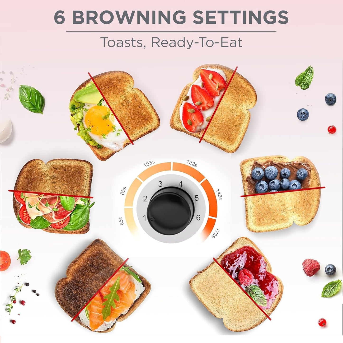 Black&Decker ET244-B5 2 SLICE TOASTER 1050W Stainless steel - محمصة خبز 2 شريحة 1050 واط من بلاك اند ديكر