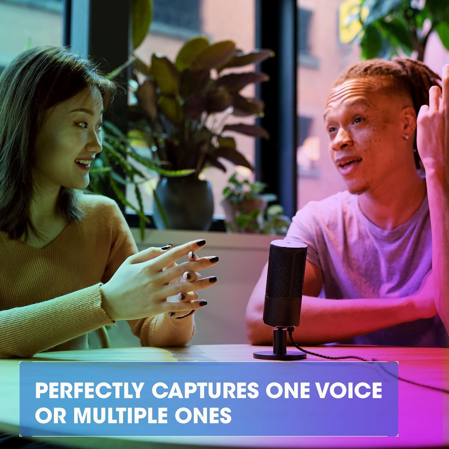 JBL Quantum Stream with Dual Pattern Premiun USB Microphone - مايكروفون يو اس بي ثنائي النمط للتسجيل والالعاب من جي بي ال