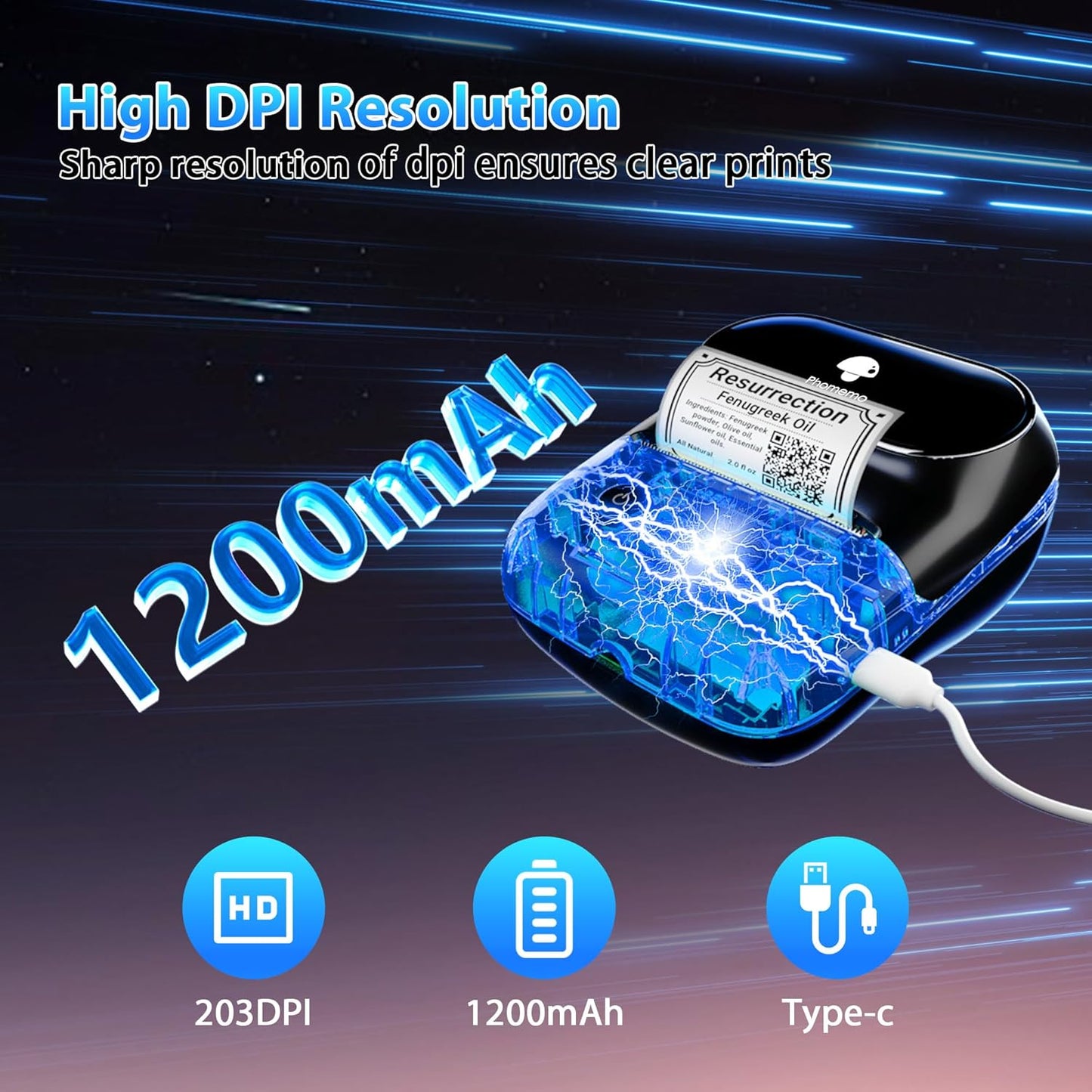 PHOMEMO M 108 labler printer - طابعة ملصقات حرارية