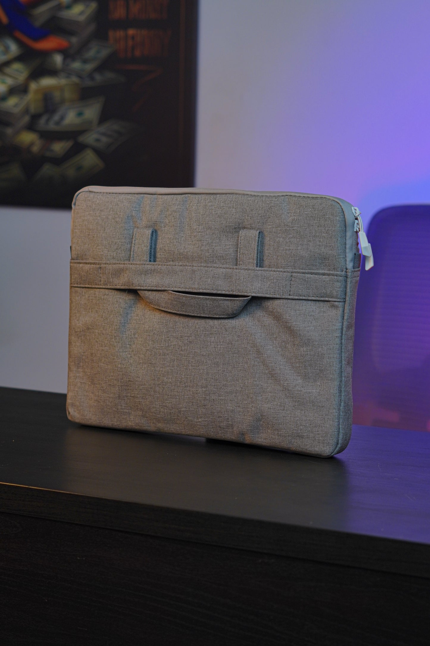 DIRH LOPTOP BAG 13-15 INCH GRAY - حقيبة لابتوب مقاس 13 الى 15 بوصة رمادي