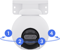 EZVIZ SMART HOME CAMERA H80X - كاميرا منزلية خارجية ذكية من ازفيز