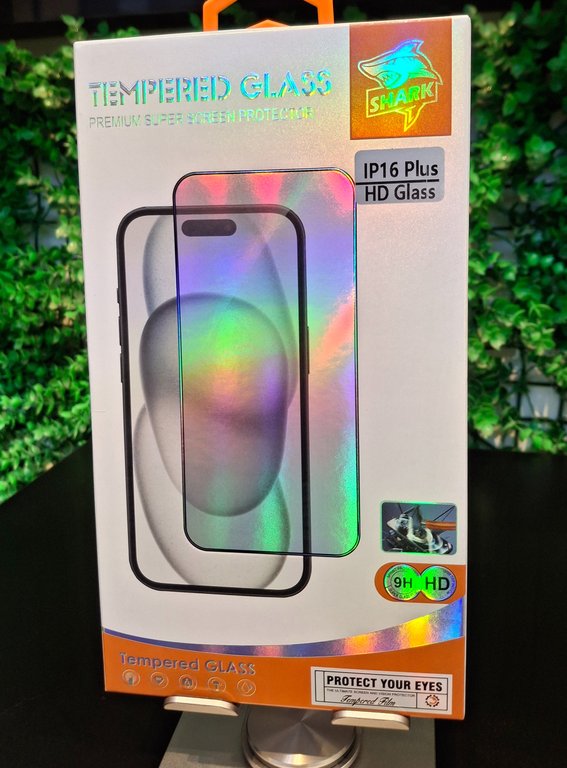 SHARK CASE FOR IPHONE 16 PLUS- لاصق زجاج ايفون ١٦ بلص