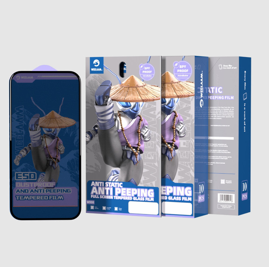 WEELAAM Screen protector W008 iPhone 11 Pro Max privacy HD - لاصق شاشه مظلل للايفون 11 برو ماكس من ويلام