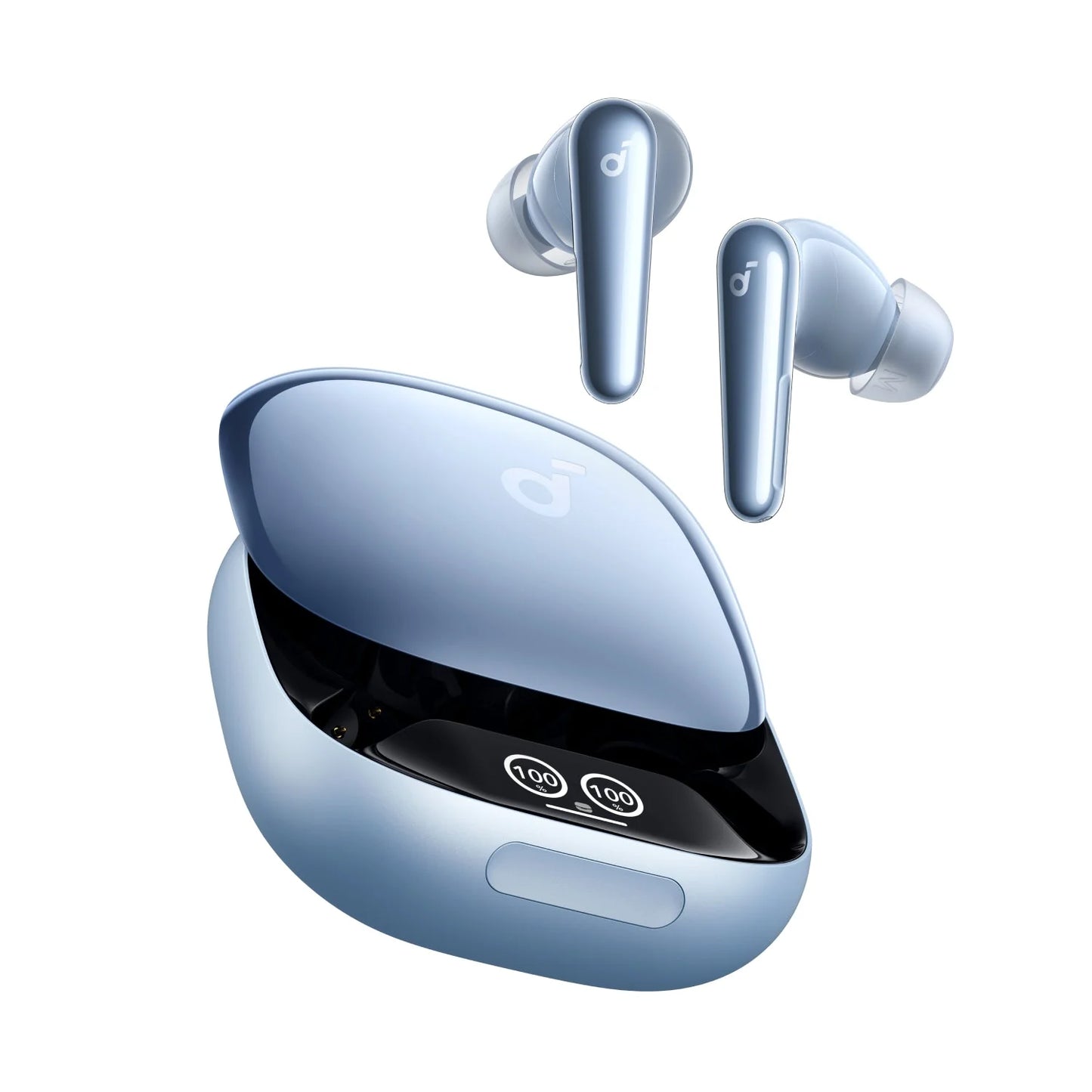 Anker Soundcore Liberty 4 Pro Blue - سماعات بلوتوث بتقنية الغاء الضوضاء من انكر