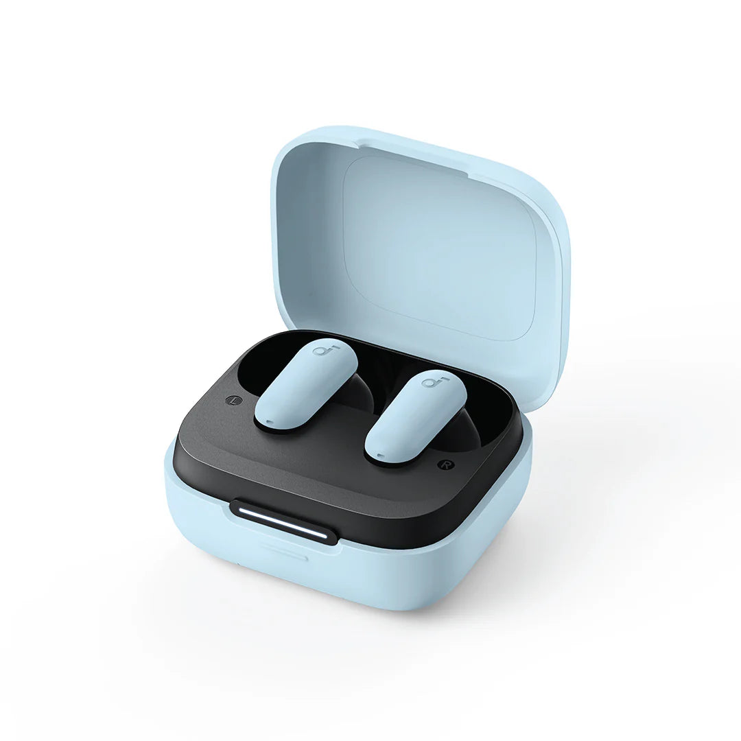 Anker Soundcore R50i NC TWS Blue - سماعات بلوتوث مع ستاند من انكر ازرق