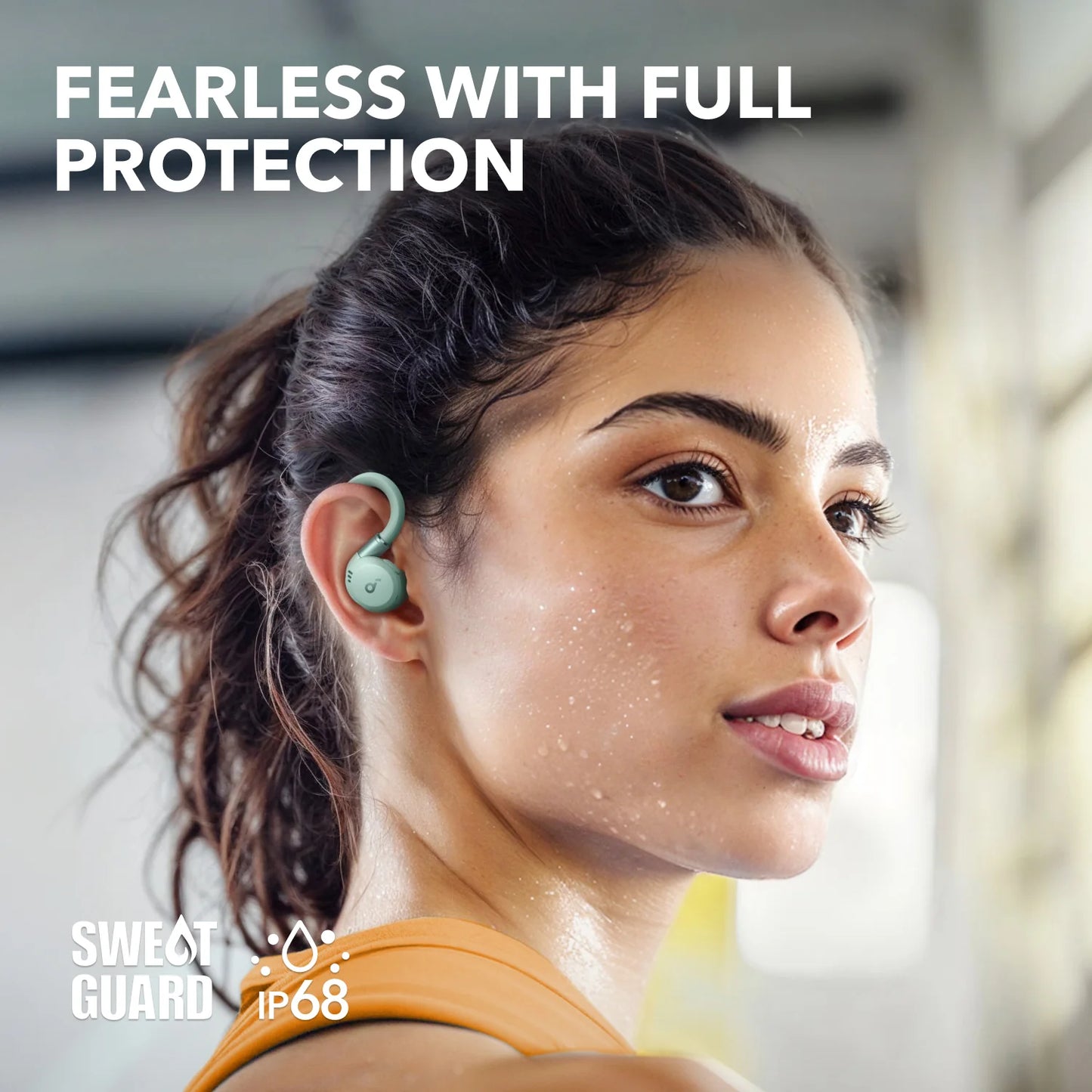 Anker Soundcore Sport X20 ANC TWS Earbuds Green - سماعات بلوتوث رياضية مع تقنية الغاء الضوضاء النشط من انكر اخضر