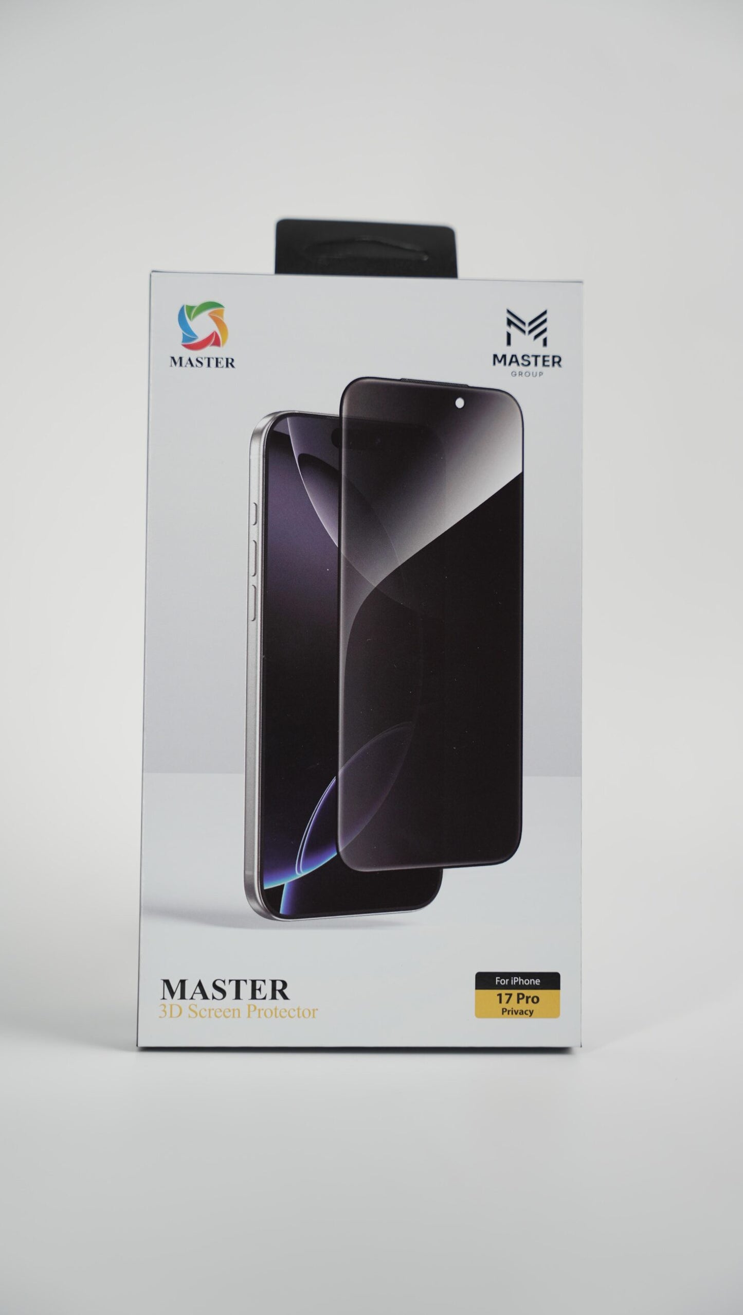 Master 3D Screen Protector Privacy for iPhone 17 Pro - لاصق شاشة مضلل للايفون 17 برو من ماستر