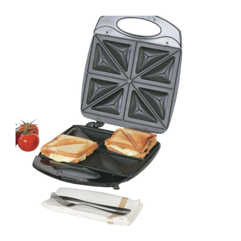 Black&Decker TS4080-B5 Multiple sandwich maker 1400W black - صانعة ساندويتشات وشواية متعددة الاستخدامات بقدرة 1400 واط من بلاك اند ديكر