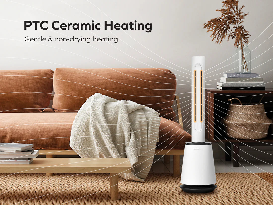 Momax Air Pure Duolot Uv Hot & Cool Purifying Fan - مروحة تبريد ومدفأة ذكية من موماكس