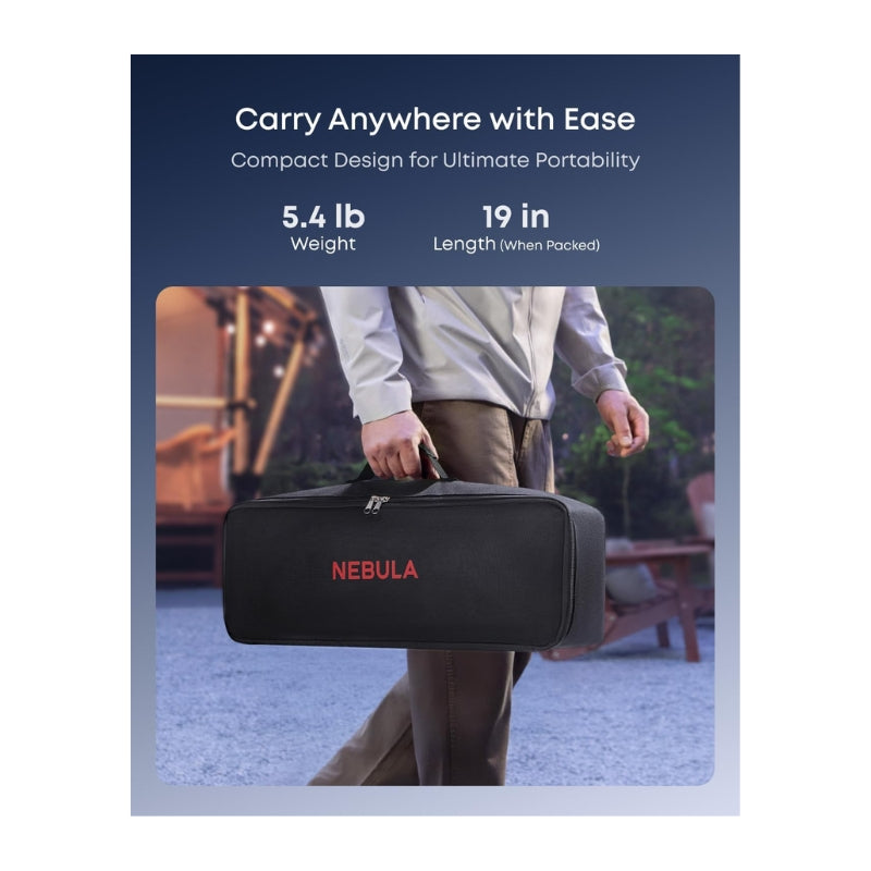 Anker Nebula 100-Inch Outdoor Projector Screen with Stand - شاشة عرض خارجية مقاس 100 بوصة مع ستاند من انكر نيبولا