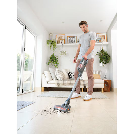 Black&Decker BHFEA520J-GB Vacuum cleaner 20V Gray - مكنسة كهربائية لاسلكية 2 في 1 من بلاك اند ديكر