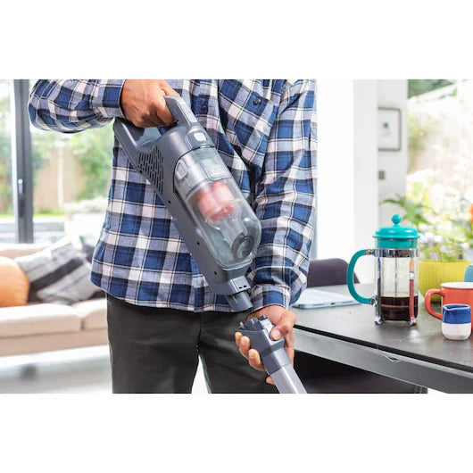 Black&Decker BHFEA520J-GB Vacuum cleaner 20V Gray - مكنسة كهربائية لاسلكية 2 في 1 من بلاك اند ديكر